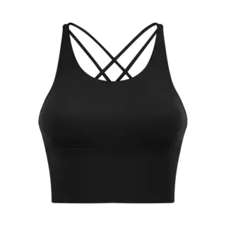 PureSquare - Sporttop - Comfortabel - Ademend - Zwart - S