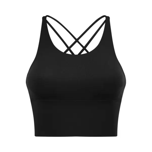 PureSquare - Sporttop - Comfortabel - Ademend - Zwart - S thumbnail