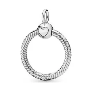 Pandora Small Moments O Pendant - One Size