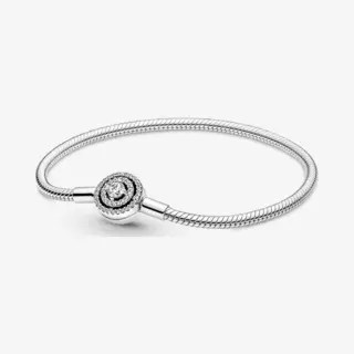 Pandora Moments Halo Snake Chain Bracelet 20 Cm