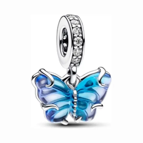 Pandora Charm Schmetterling 792698C01*, Schmetterling, Murano-Glas, Zirkonia thumbnail