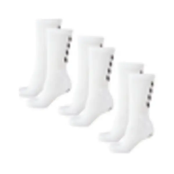 hummel 022140-9001-12 Socke Unisex Klassische Socken Weiß 3 Paar(e) thumbnail
