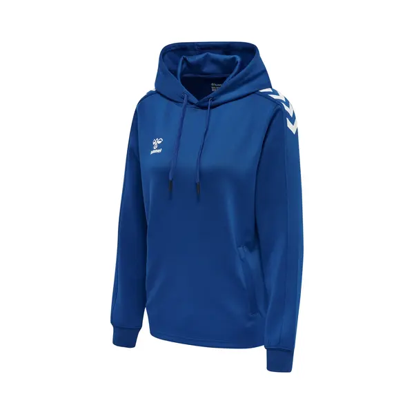 Hummel Damen Hoodie Hmlcore Xk Poly Sweat Hoodie Woman True Blue-Xs thumbnail