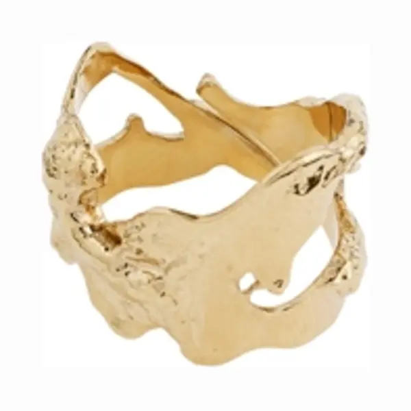 Pilgrim Gold Chunky Adjustable Ring - Adjustable thumbnail