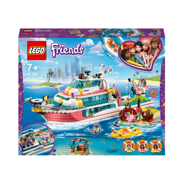 Lego 41381 Friends Rescue Mission Boat thumbnail