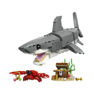 Lego Creator 3-in-1 Wilder Hai mit Schatztruhe 31381