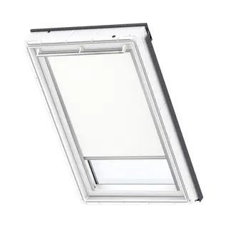 Velux Verdunklungsrollo "Dkl S06 1025S" Verdunkelnd Verdunkelung Ohne Bohren In Führungsschienen Alufarbene Führungsschienen & Griffleiste