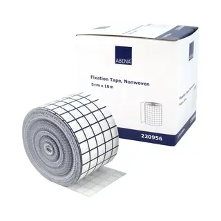 Abena Fixatie Pleister Op Rol - Elastische Fixatie Tape - 1 Rol - Ademend En Huidvriendelijke Wondverzorging - 5 Cm X 10 Meter
