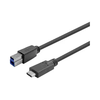 Vivolink PROUSBCBMM10 Usb Kabel Usb 3.2 Gen 1 (3.1 Gen 1) 10 m Usb C Usb B Schwarz