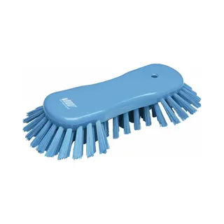 Vikan 38903 Handborstel Harde Schaal Borstel Maat L 200 Mm L 70 Mm B 60 Mm H 60 Mm Blauw
