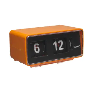 Denver Cr-425 radio Klok Analoog & digitaal Oranje