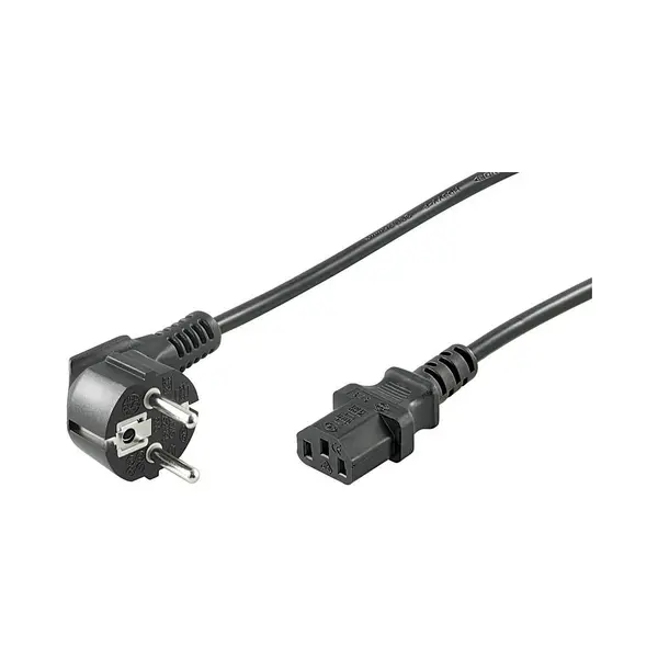 Microconnect PE010410 electriciteitssnoer Zwart 1 m CEE7/7 C13 stekker thumbnail