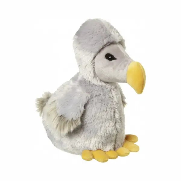 Nature Planet Pluche Dodo Vogel Knuffel - 28 Cm - Grijs - Dieren Knuffels thumbnail