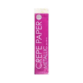 Wefiesta Globos Crêpepapier Metallic 150 X 50 Cm Roze