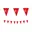 Turkije rood, wit