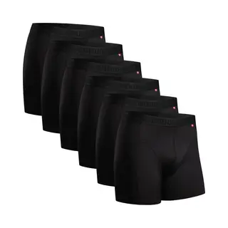 Danish Endurance Sportonderbroeken Heren - Quick Dry - Sport Boxershorts - 6 Pack - Zwart - Maat Xxl