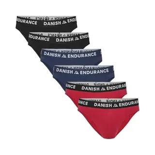 Danish Endurance Onderbroeken Van Bamboe, Ultrazacht En Comfortabel, Ademend, Zonder Rafels, Voor Heren, 6 Stuks, Meerkleurig (2 X Zwart/wit, 2 X