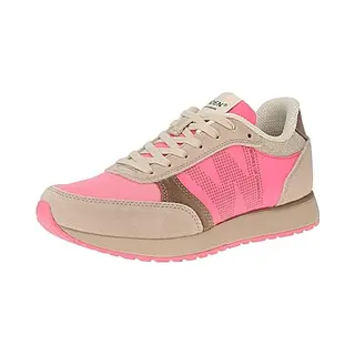 Woden WL686 Ronja Tricolor - Damen Sneaker - 377-Raspberry-Multi, Größe, 38 Eu