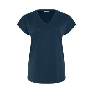 Kaffe Curve KClina V-Neck Tshirt Dames T-shirt - Maat S