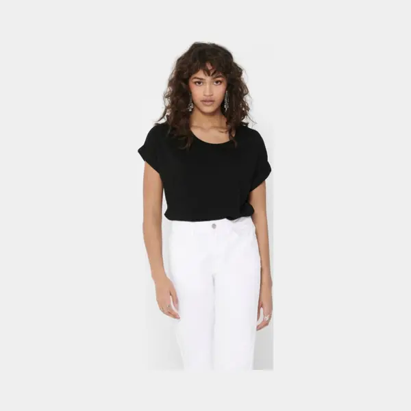 Only 15106662 T-Shirt Runder Halsausschnitt Kurzärmel Elastan, Polyester, Viskose thumbnail