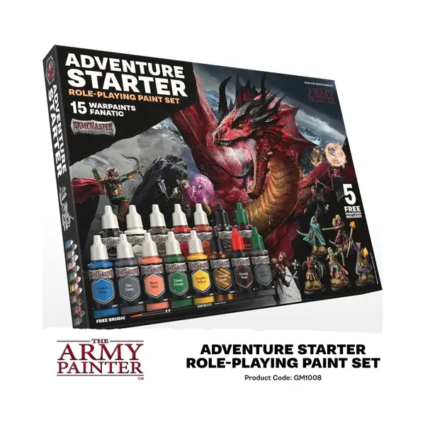 The Army Painter Gamemaster Adventure Starter Paint Set - 15 Kleuren - GM1008 thumbnail