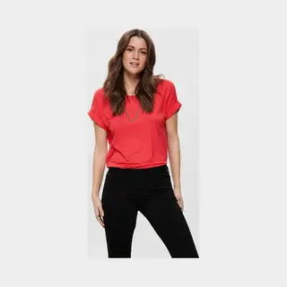 Only 15106662 T-shirt Ronde hals Korte mouw Elastaan, Polyester, Viscose