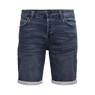 Only & Sons Herren Jeans Short Onsply Reg D Blue Jog Pk 8582 - Regular Fit