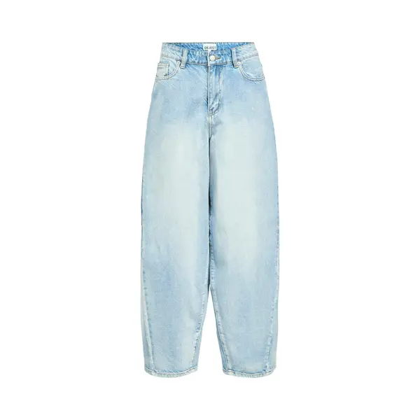 Object Collectors Item Object Objmoji Elsa Mw Super Barel Jeans Rep Broeken Dames - Lichtblauw - Maat M thumbnail