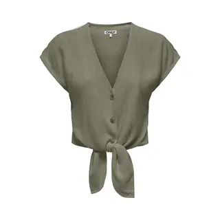 Only Damen Bluse 15322270 Deep Lichen Green L