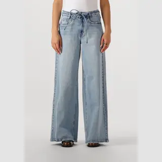 My Essential Wardrobe Mwkaro 144 Mid X-wide Jeans Dames - Broek - Lichtblauw - Maat 31/32