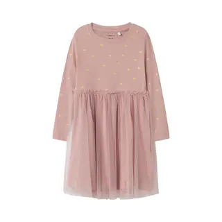 Name It Jurk 'NMFNadja' Goud / Mauve