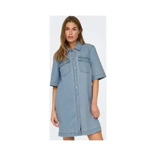 Only Blousejurk 'Onlbelle' Lichtblauw