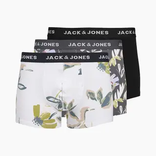 Jack & Jones Men's Abstract Trunks - Grey - Size, 32/34/35