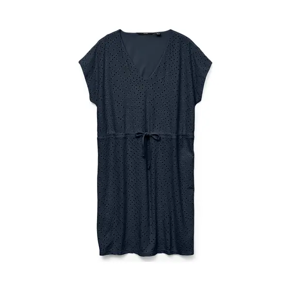 Vero Moda Damen Vmtassa Ss Short Dress Jrs Noos, Navy Blazer, Large thumbnail