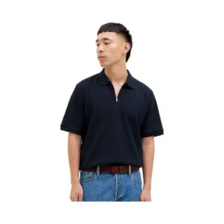 Jack And Jones Mens Austin Plain Polo Shirt - Navy - Xl