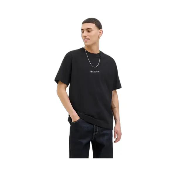 Jack & Jones Shirt 'JORNorrebro' Zwart / Wit thumbnail