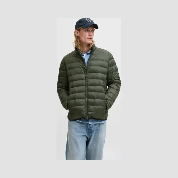 Jack & Jones Winterjas 'JJEBradley' Donkergroen thumbnail