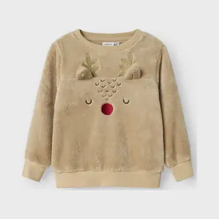 Name It - Nmnrkolo Ls Rlx Teddy - Unisex - Sweaters
