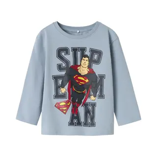 Name It - Nmmjunes Superman Nreg Ls Top Wab - Jongens - Blouses