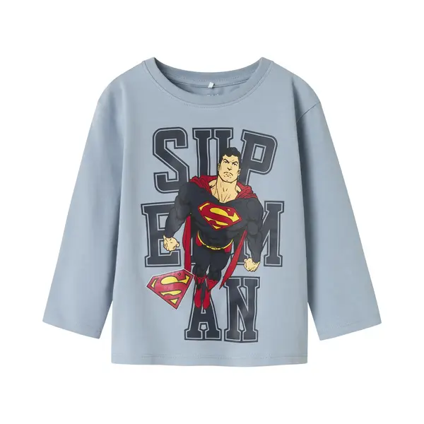 Name It - Nmmjunes Superman Nreg Ls Top Wab - Jongens - Blouses thumbnail