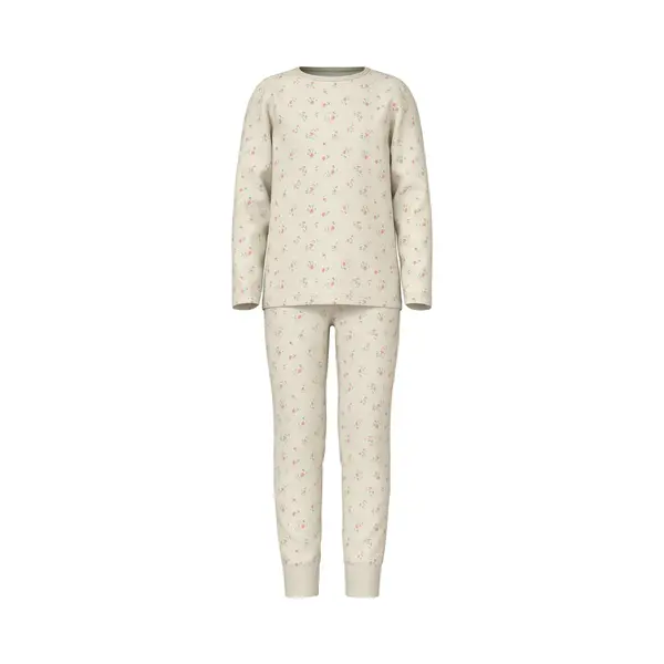 Name It Mädchen Nkfnightset Flower Noos, Turtledove, 110-116 Eu thumbnail