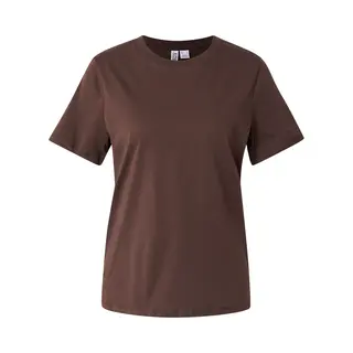Pieces Shirt 'PCRia' Donkerbruin
