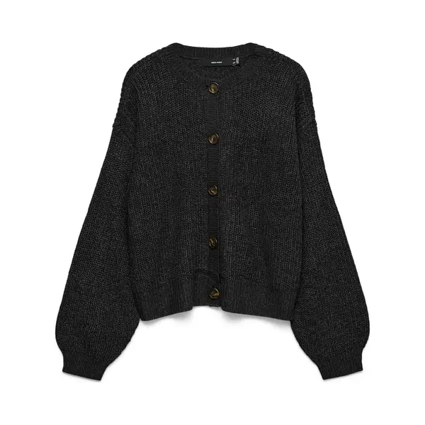 Vero Moda Gebreid Vest 'Vmlea' Zwart thumbnail