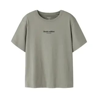 Name It Shirt 'Nkmbrody' Grijs / Zwart