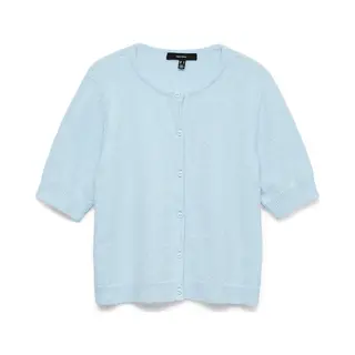 Vero Moda Gebreid Vest 'VMDoffy' Lichtblauw