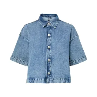 Pieces Blouse 'Pcsky' Blauw Denim