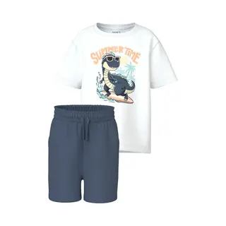 Name It Mini - Nmmvigor Ss Nreg Top Set Jongens Korte Broek