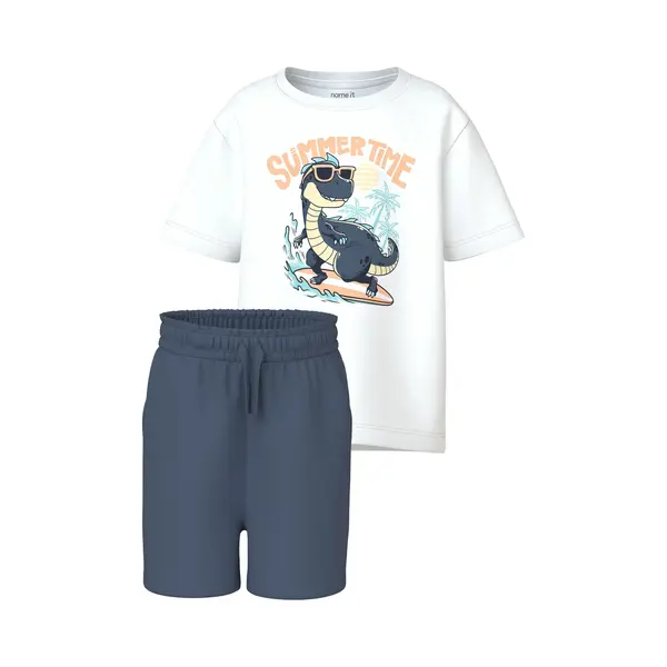Name It Mini - Nmmvigor Ss Nreg Top Set Jongens Korte Broek thumbnail