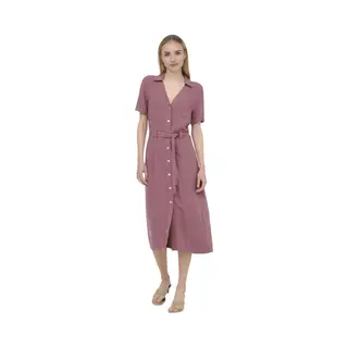 Only - Onlsiesta Ss Lin Bl Shirt Dress Pnt Noos Dames Jurk