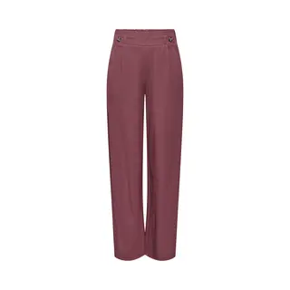 Jacqueline De Yong Broek Jdybirdie Geggo Long Pant Jrs Noos 15320882 Oxblood Red/melange Dames Maat - W32 X L32